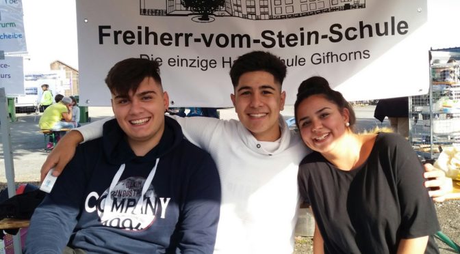 Weltkindertag in Gifhorn – Stein-Schüler unterstützten die Feier